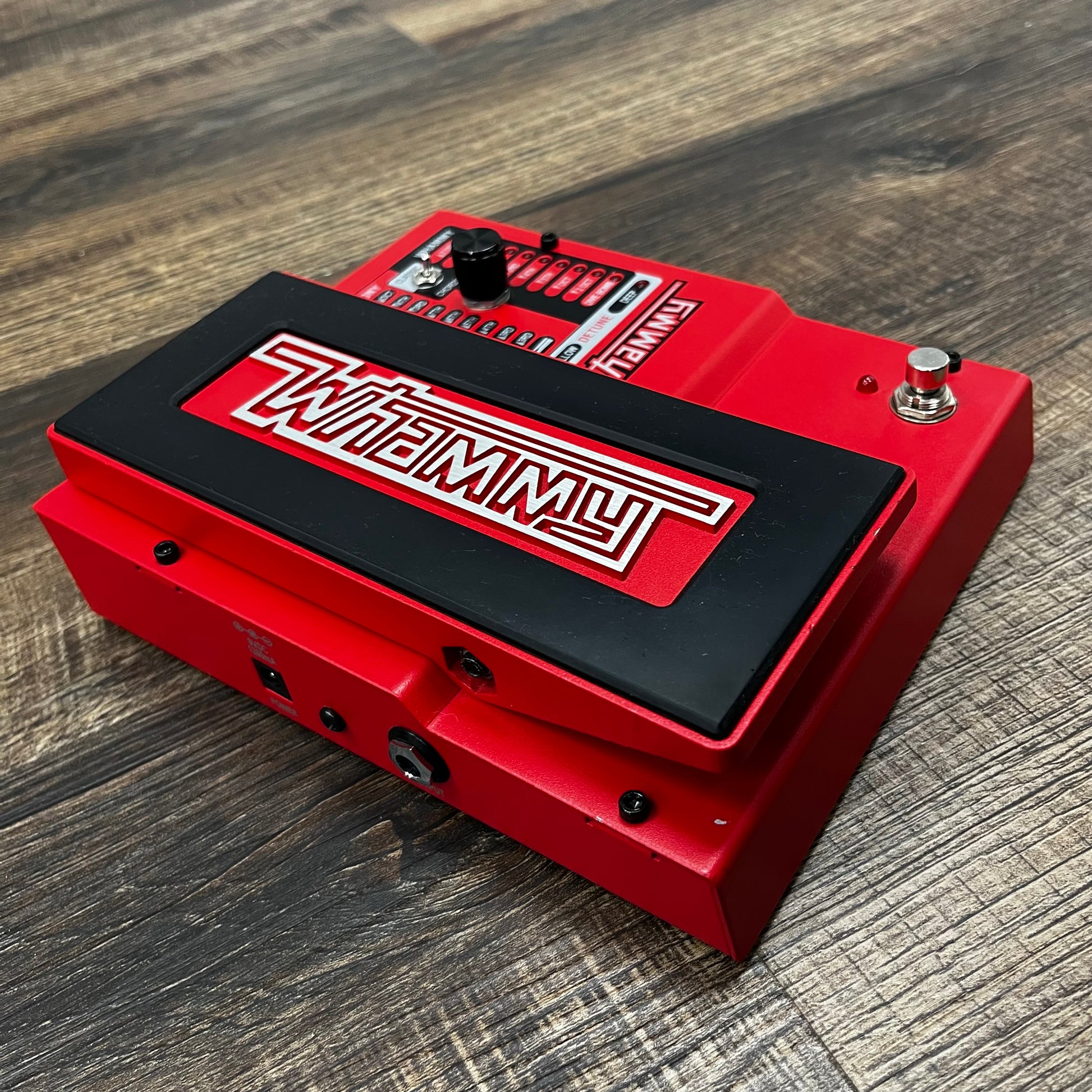 Side of Used Digitech Whammy Pedal TFW487