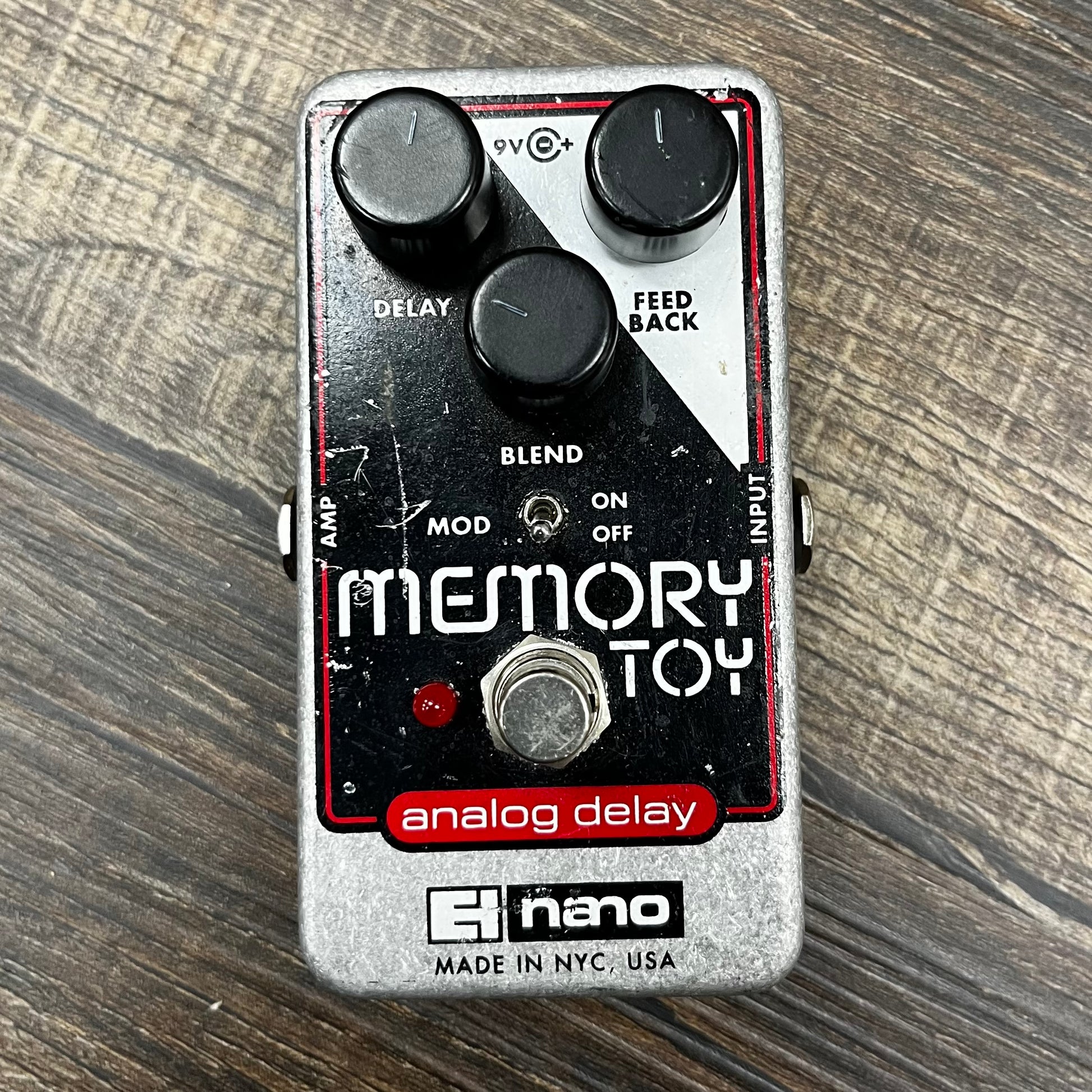 Top of Used EHX Electro-Harmonix Memory Toy Pedal TFW492