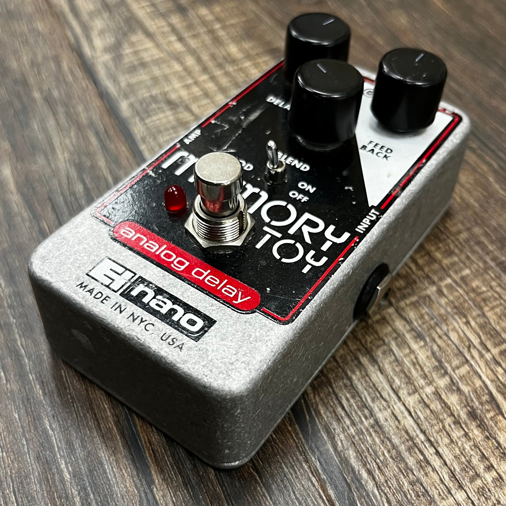 Side of Used EHX Electro-Harmonix Memory Toy Pedal TFW492