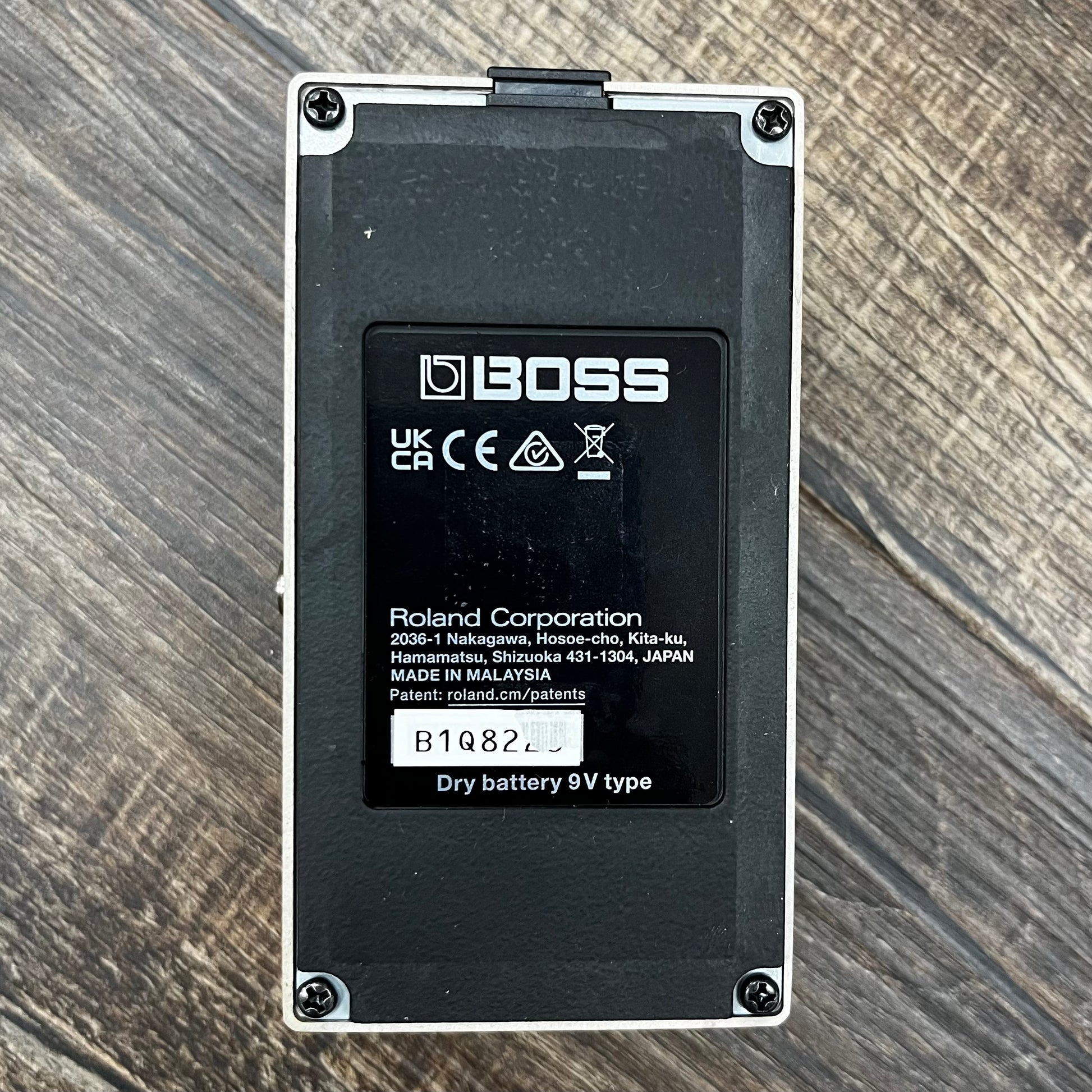 Bottom of Used Boss DS-2 Turbo Distortion w/box TFW506