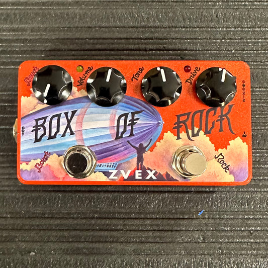 Top of Used Zvex Vexter Box Of Rock Overdrive Pedal TSS3716