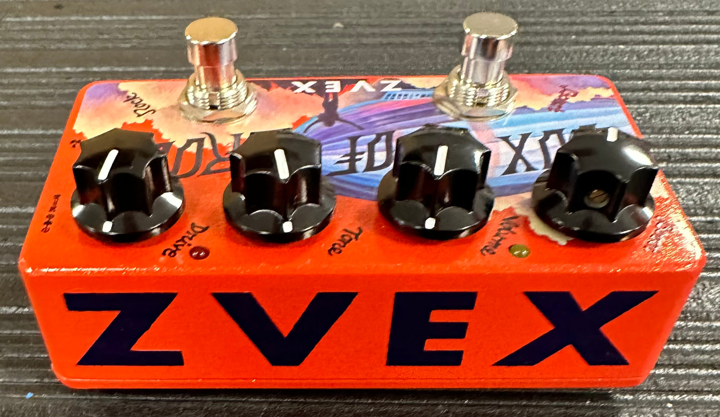 Back of Used Zvex Vexter Box Of Rock Overdrive Pedal TSS3716