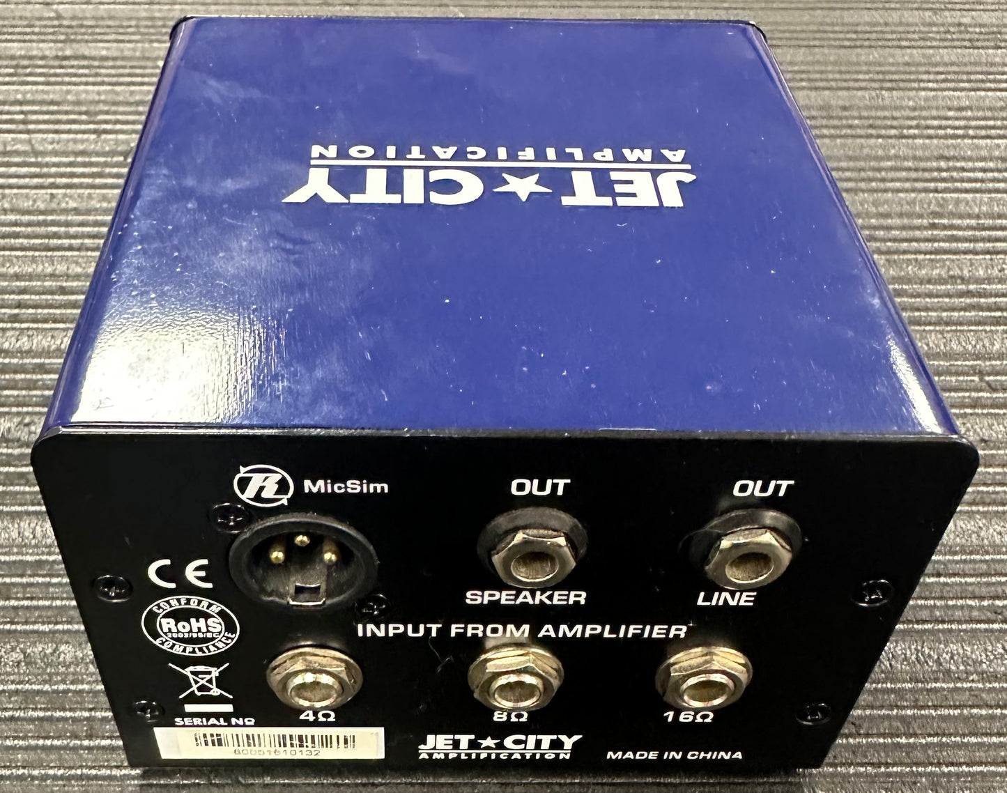 Back of Used Jet City Amplification Jettenuator Power Amp Attenuator TSS3712