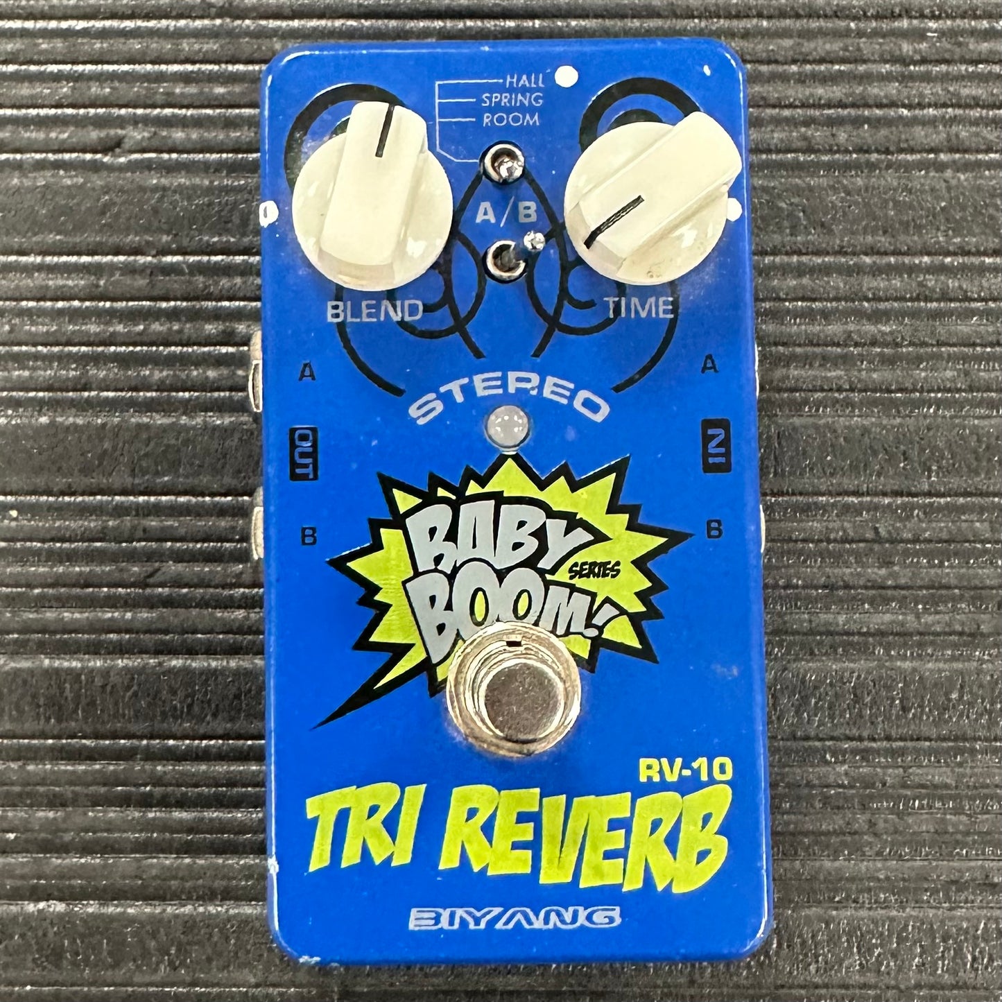 Top of Used Biyang Baby Boom Series Tri Reverb RV-10 Stereo Reverb TSS3713