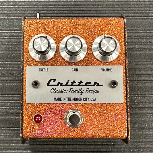 Top  of Used Critter Electronics Classic Family Recipie Overdrive Pedal TSS3753