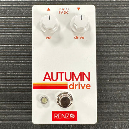 Top of Used Renzo Autumn Drive Overdrive Pedal TSS3755