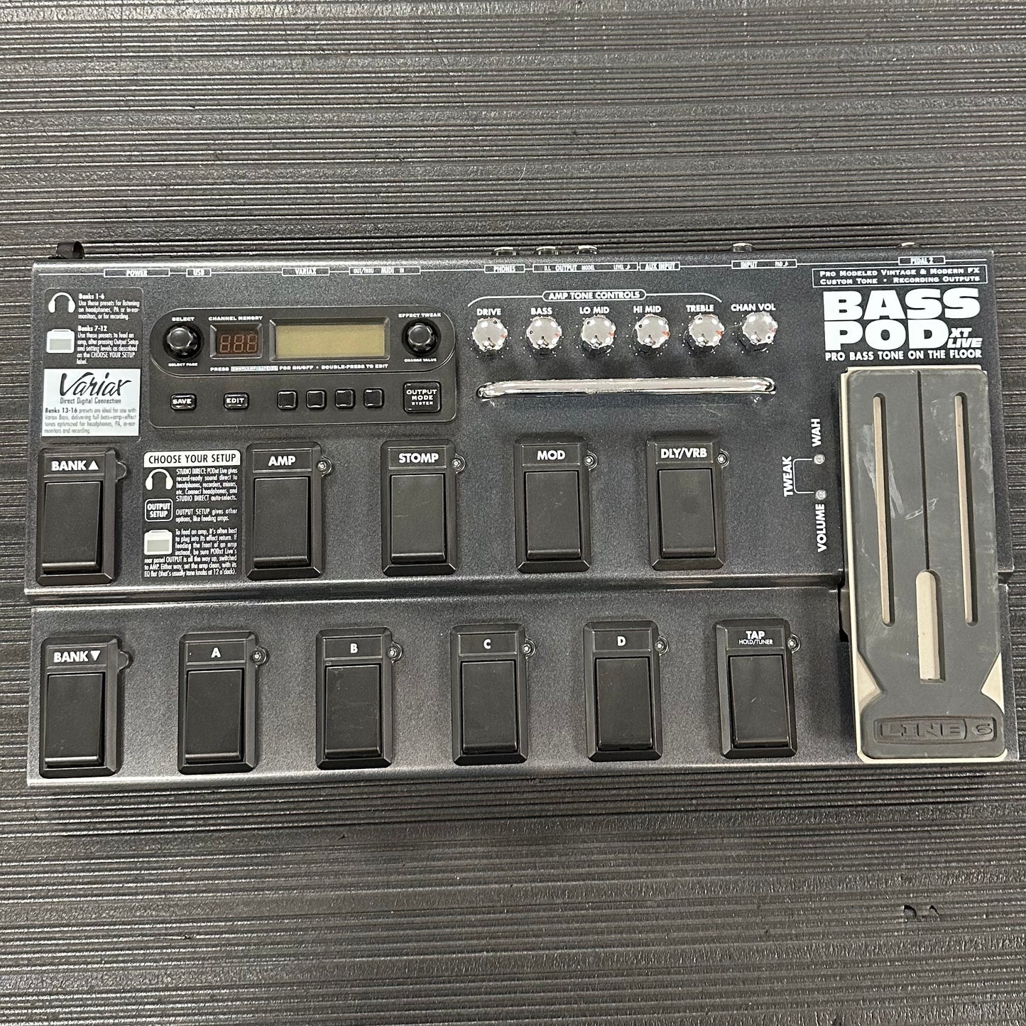 Top of Used Line 6 Bass PODXT Live TSS3765