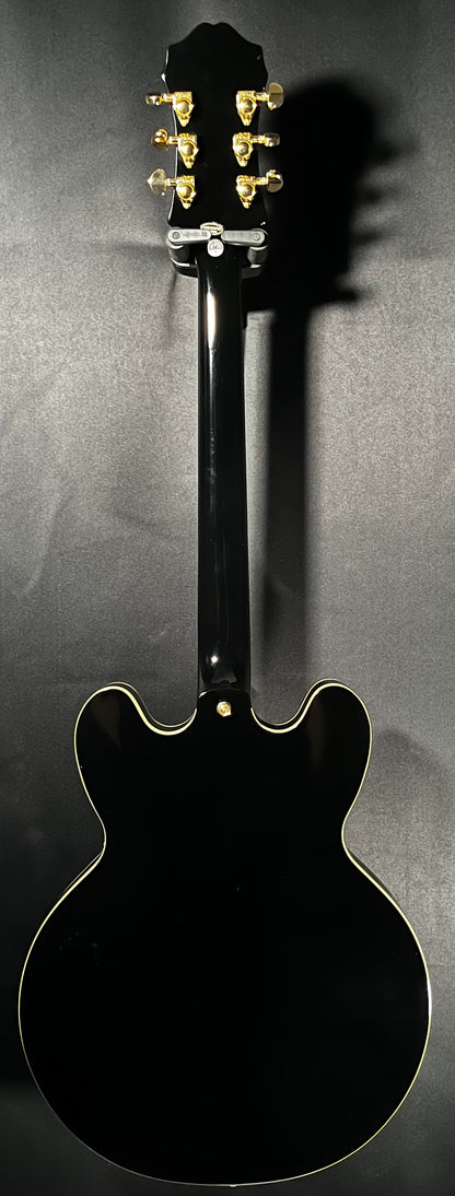 Full back of Used Epiphone Sheraton II Pro Ebony TFW523