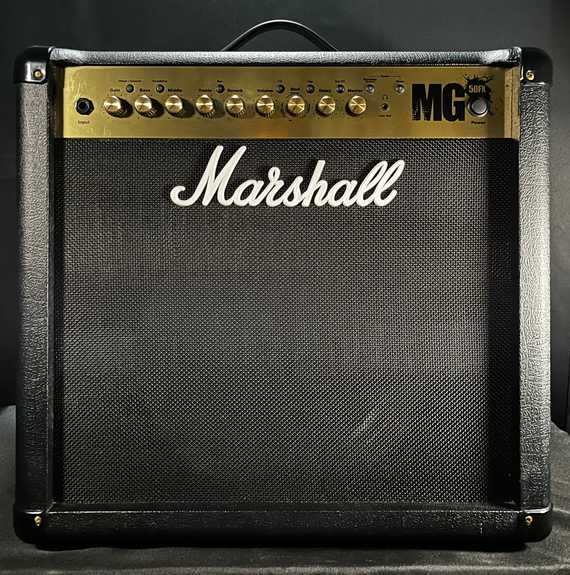 Front of Used Marshall MG MG50FX 2-Channel 50-Watt 1x12" Solid State Guitar Combo TFW528