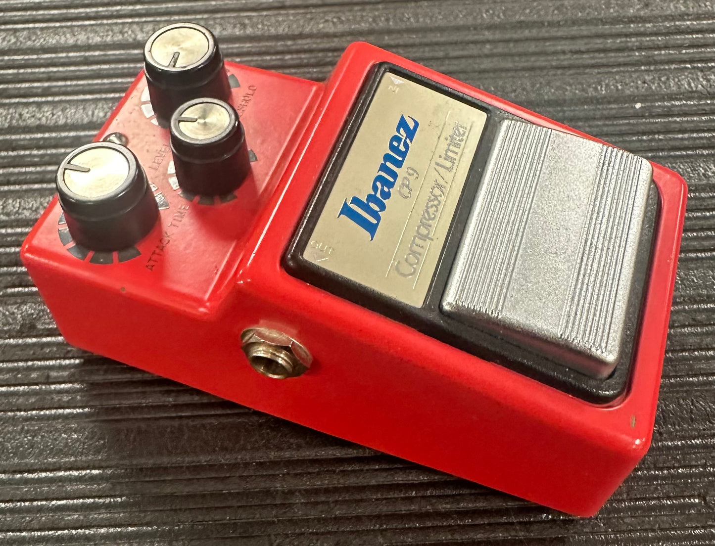 Side of Used 1981 Ibanez CP9 Compressor Pedal w/box TSS3772