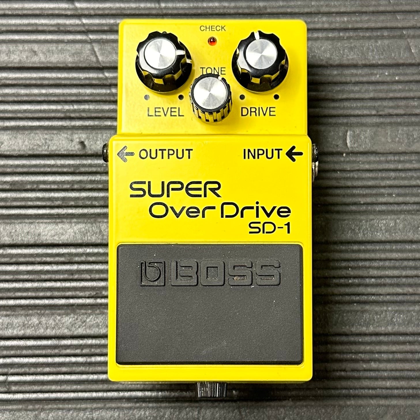 Top of Used Boss SD-1 Overdrive Pedal TSS3828