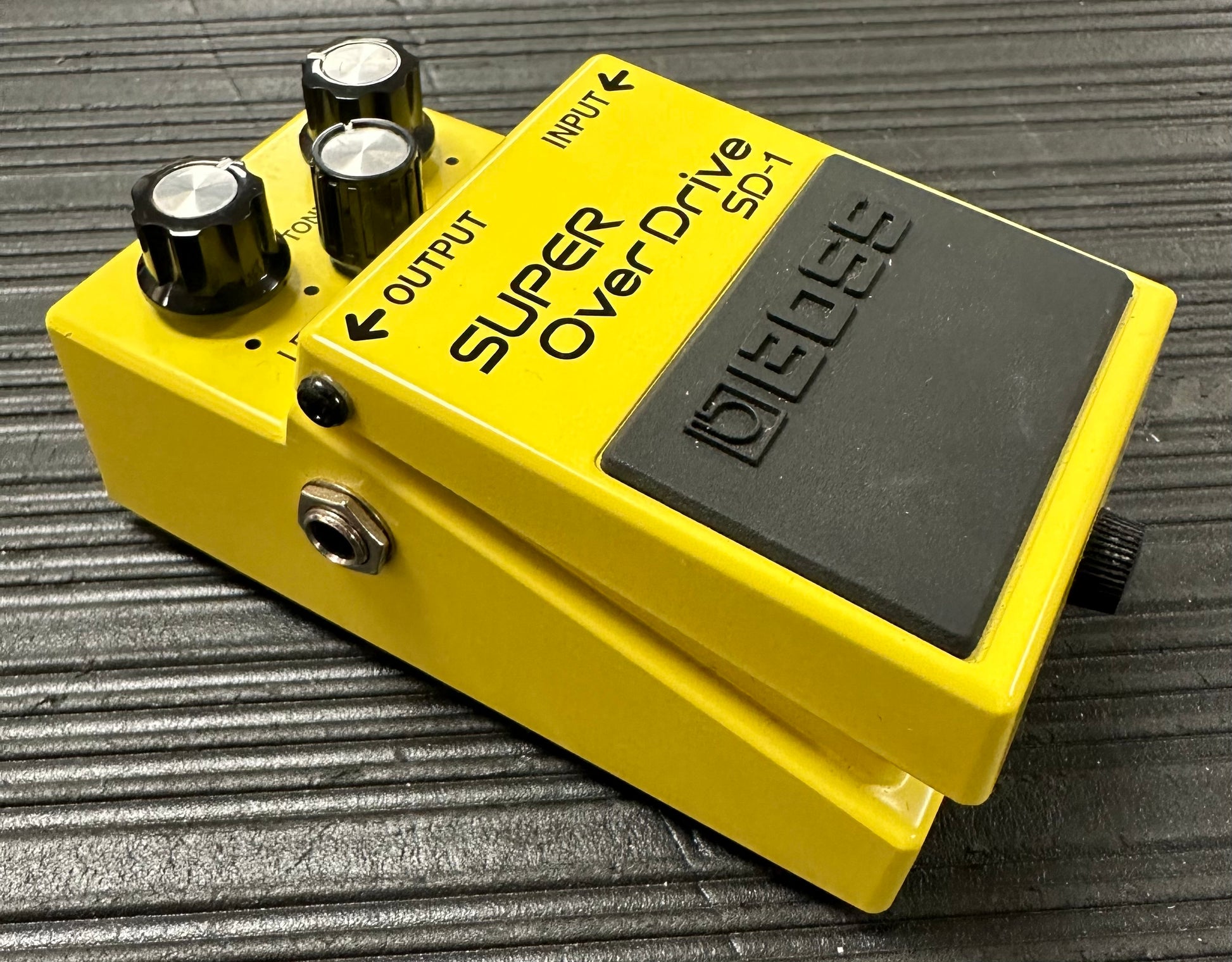 Side of Used Boss SD-1 Overdrive Pedal TSS3828