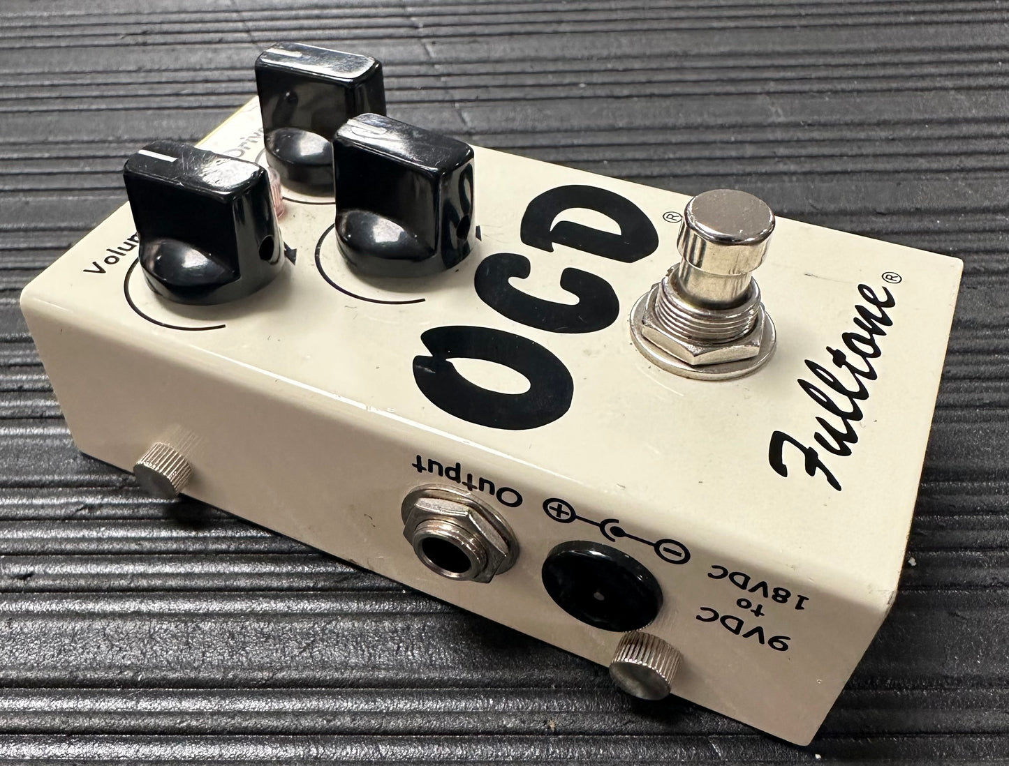 Side of Used Fulltone OCD V1.7 Overdrive Pedal TSS3814