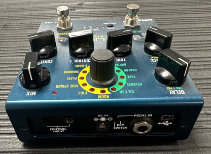 Back of Used Source Audio Collider Reverb/Delay TSS3818