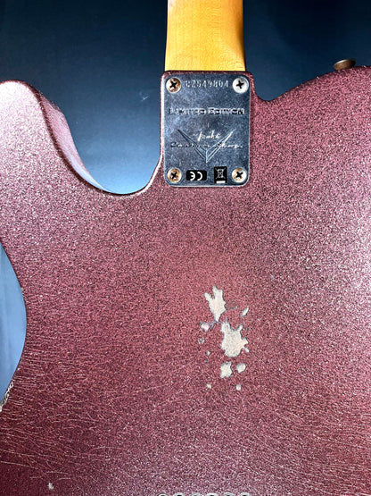 Neck plate of Used Fender Custom Shop Ltd 61 Telecaster Relic Champagne Sparkle w/case TFW546