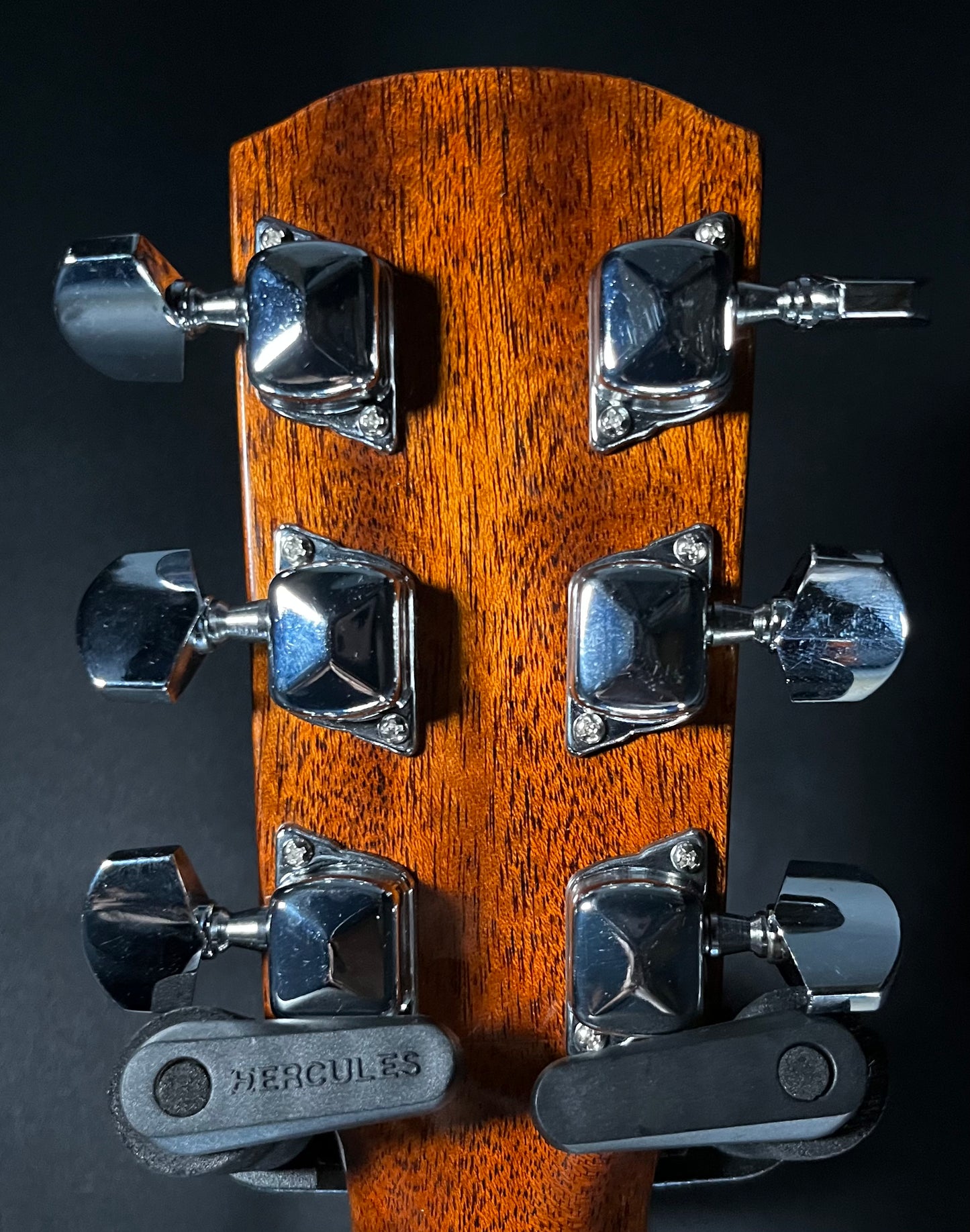 Back of headstock of Used Alvarez RF8 Acoustic w/case TFW547