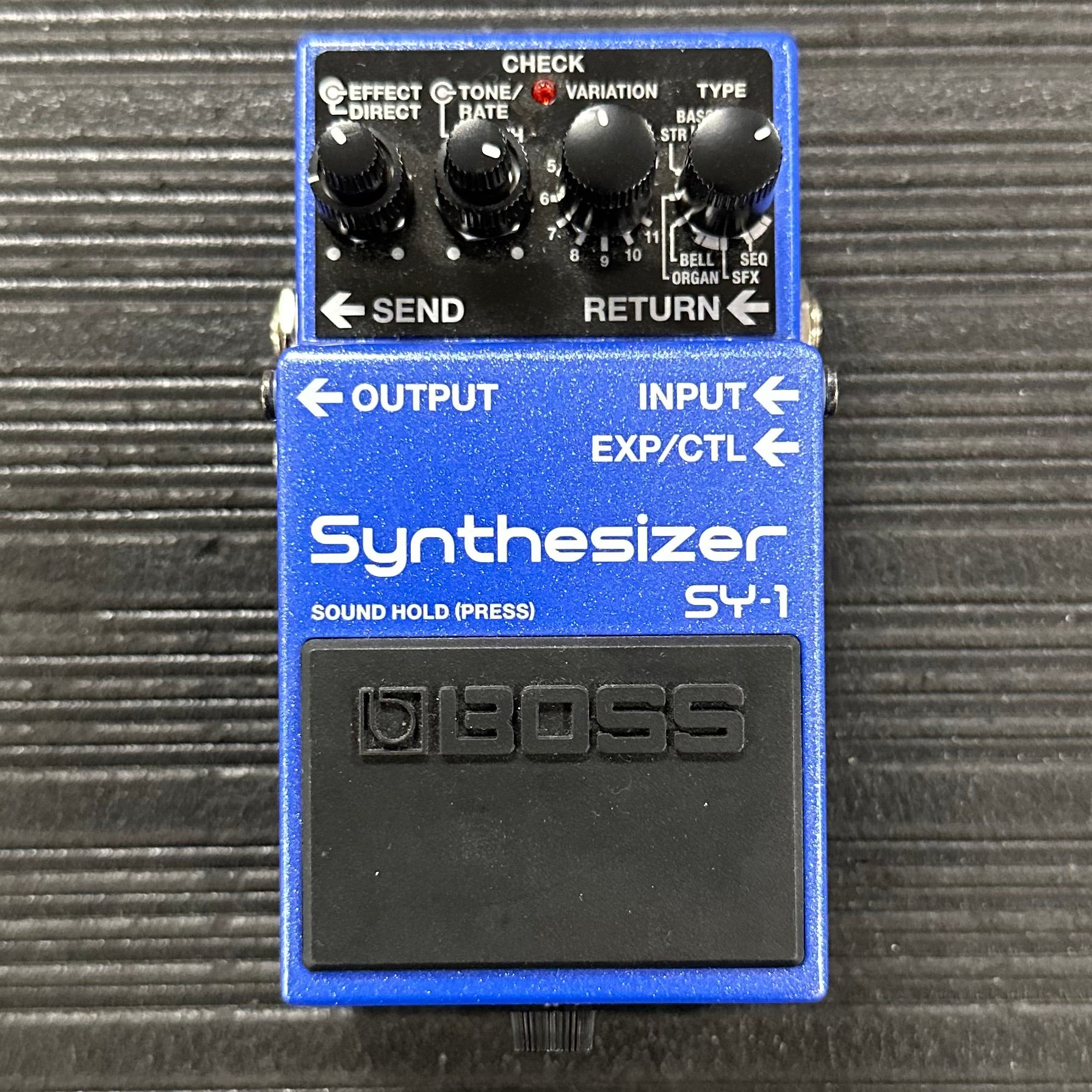 Used Boss SY-1 Synthesizer Pedal w/box TSS3838