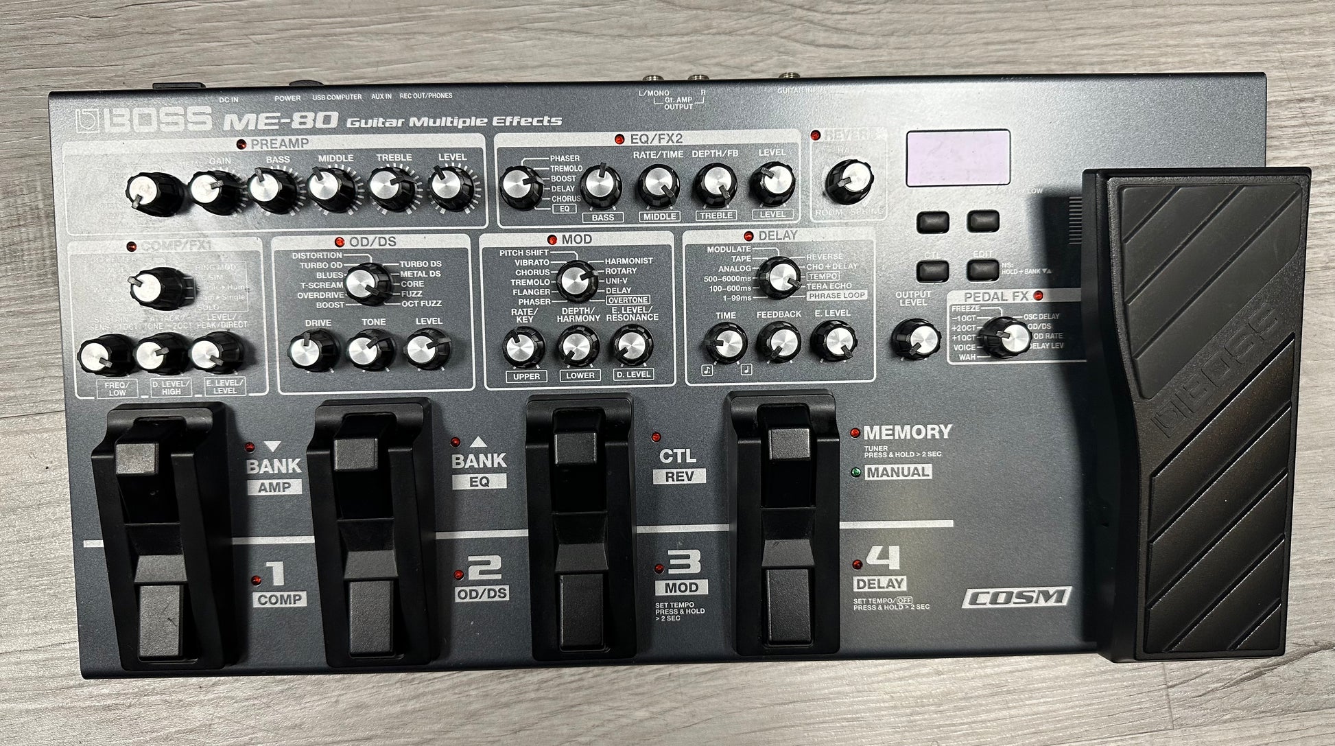 Top of Used Boss ME-80 Multi Effects Processor TSS3834