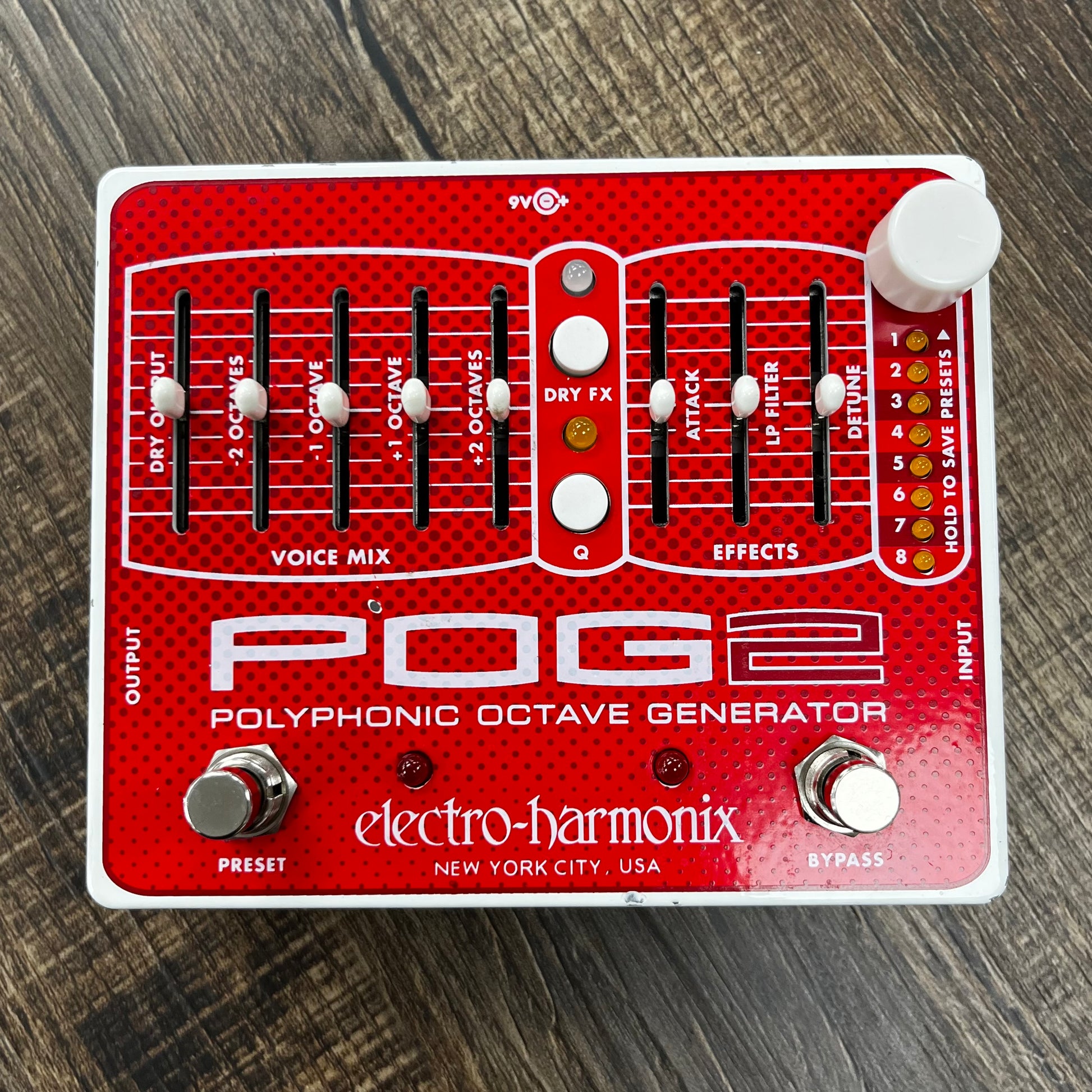 Top of Used EHX Electro-Harmonix POG 2 TFW563