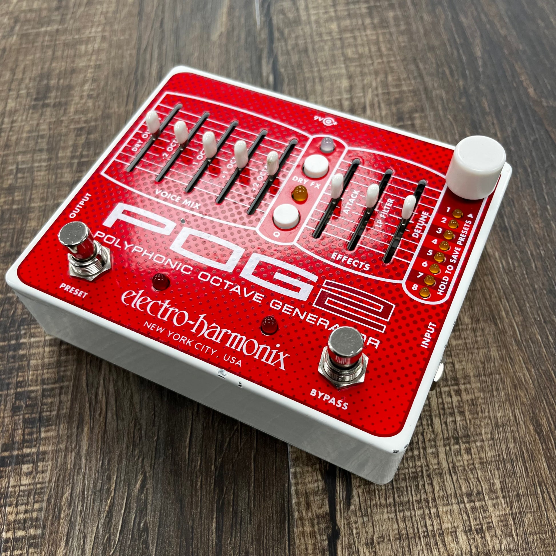 Side of Used EHX Electro-Harmonix POG 2 TFW563