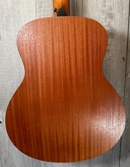 Back of Used Taylor GS Mini Mahogany w/bag TSS3850