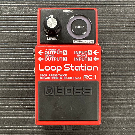 Top of Used Boss RC-1 Loop Station w/box TSS3853