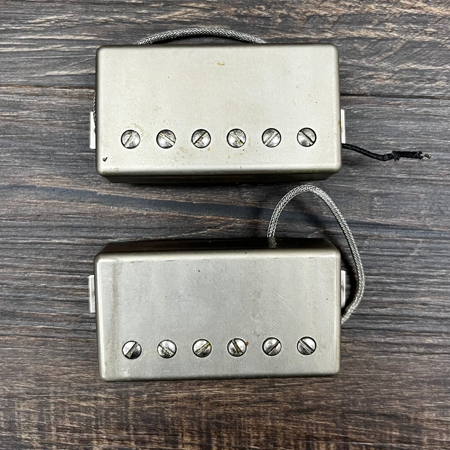 Top of Used 2008 Gibson Burstbucker 1 (7.5k) & 2 (8.5k) Humbucker Pickups TFW571