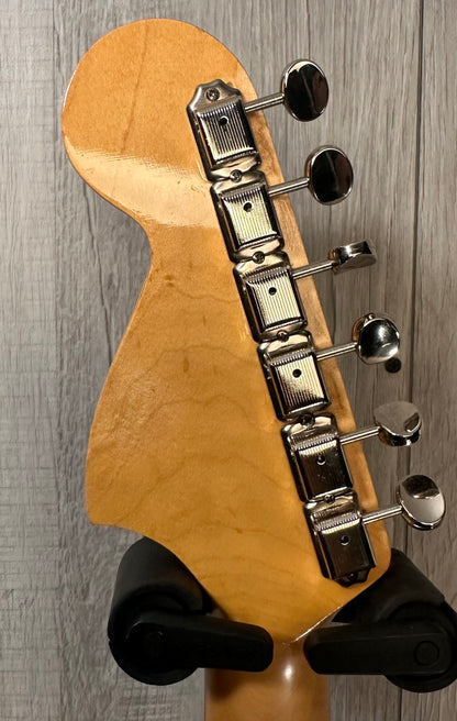 Back of headstock of Used S-Type Refinished Relic Guitar w/Player Series Pickups & Obsidian Wiring Harness TSS3865