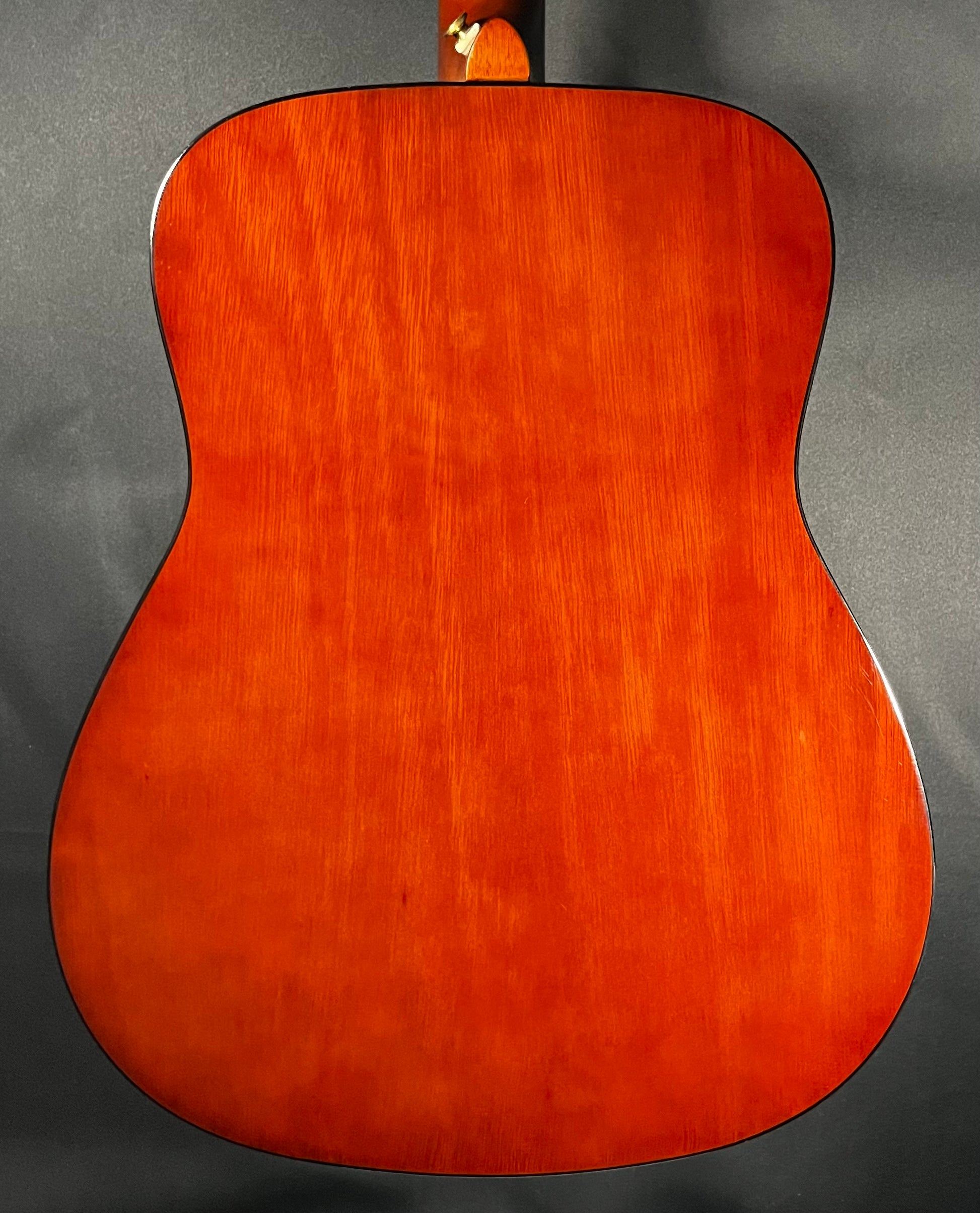 Back of Used Yamaha F335-TBS Dreadnought Tobacco Brown Burst TFW587