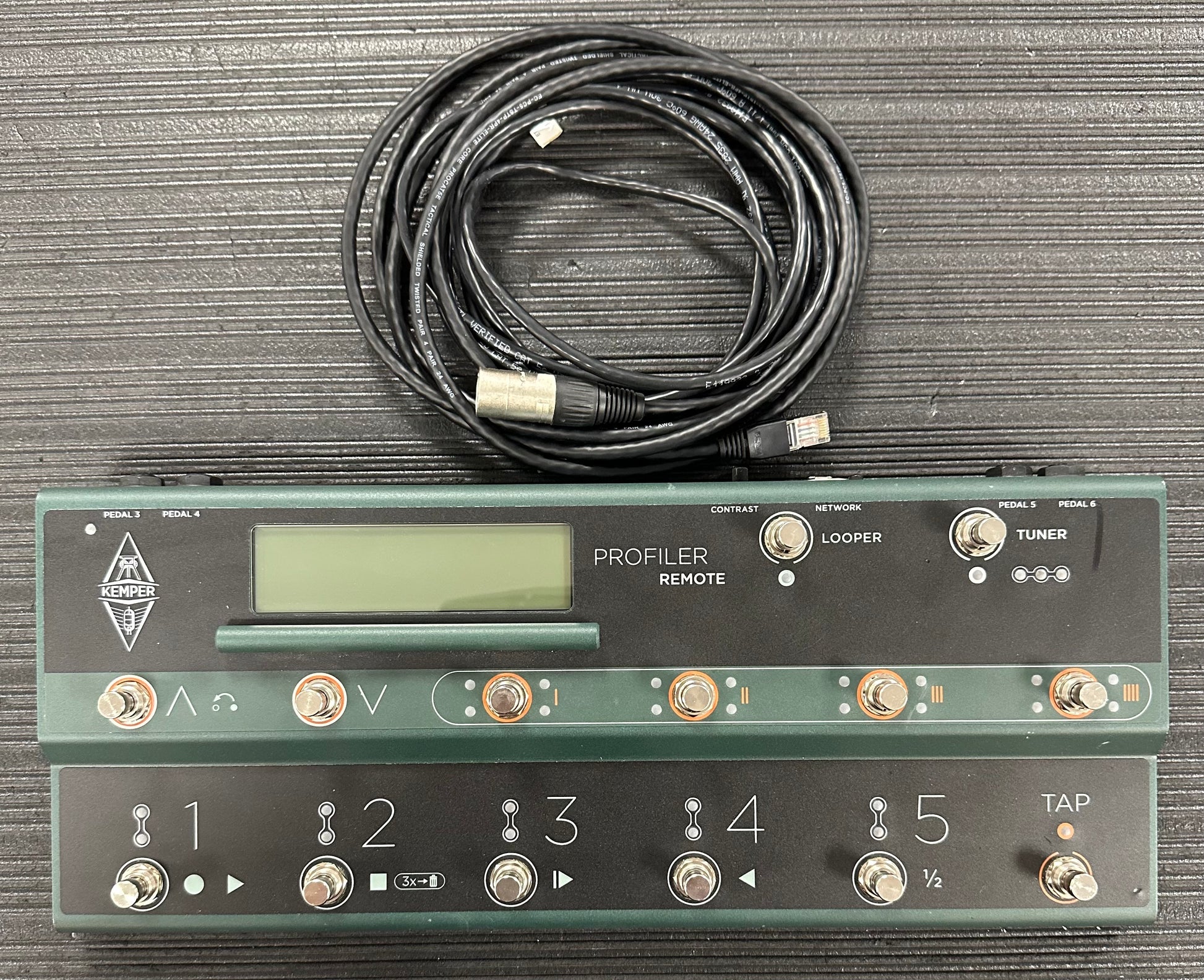 Top with cable of Used Kemper Profiler Remote Pedal TSS3909