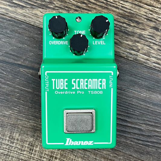 Top of Used Ibanez TS-808 Tube Screamer Overdrive Pro TFW595