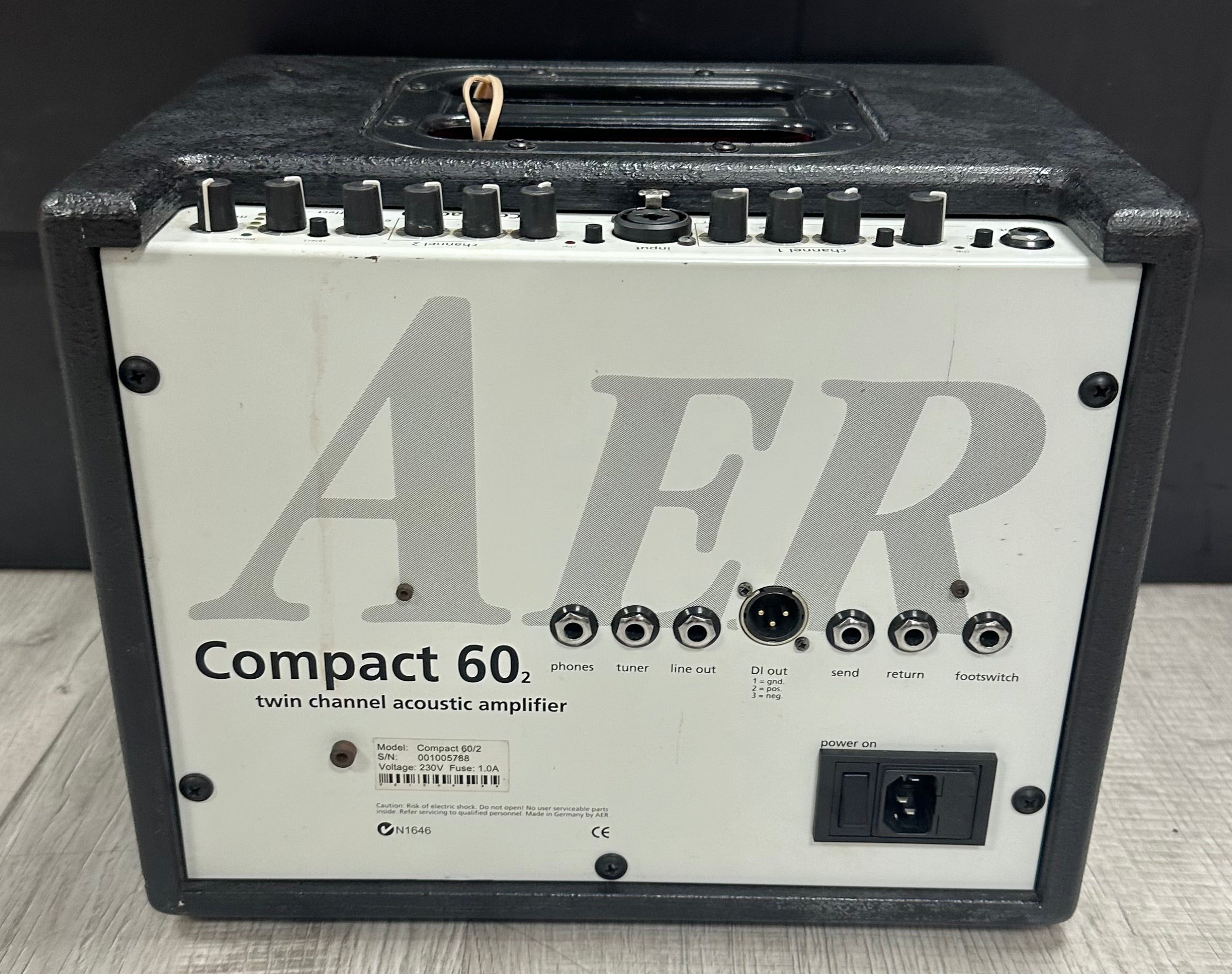 Used AER Compact 60/2 Twin Channel Acoustic Amp TSS3951