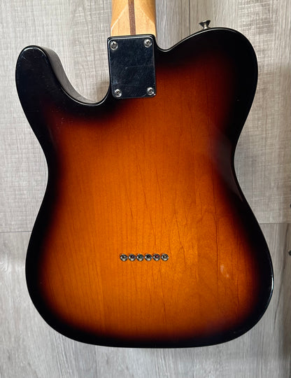 Back of Used 2013 Fender USA Pro Standard Telecaster SH Sunburst w/Chris Shiftlet Humbucker TSS3923