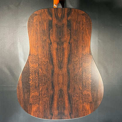 Back of Used Martin D-X2E Dreadnought Brazilian Rosewood Pattern w/bag TFW612