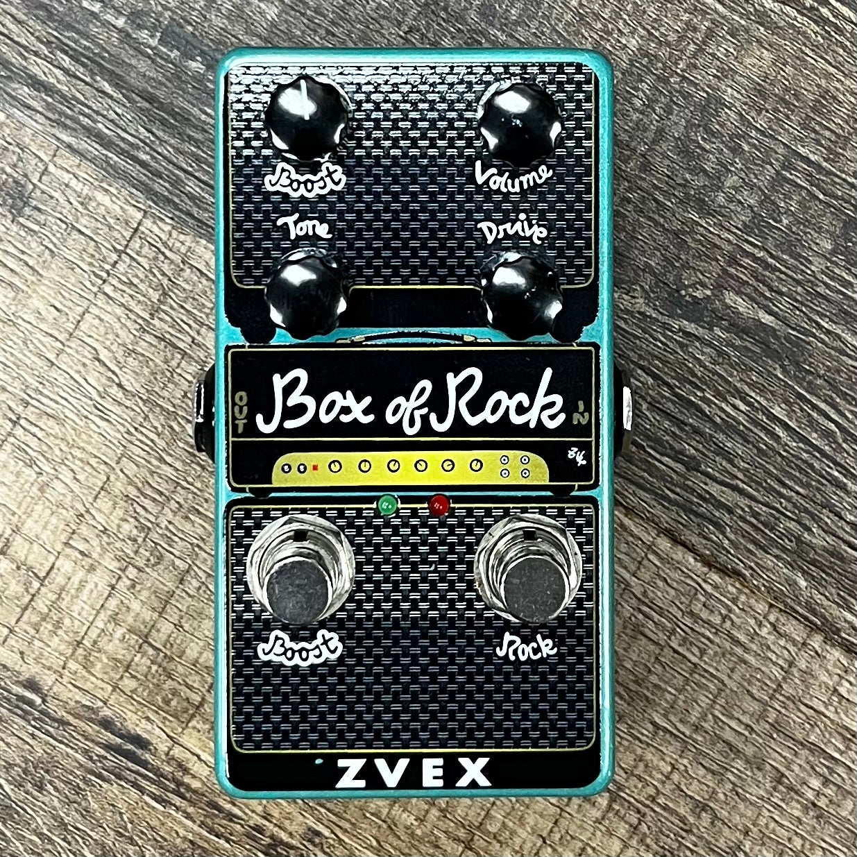 Top of Used ZVex Vexter Box of Rock Vertical TFW618