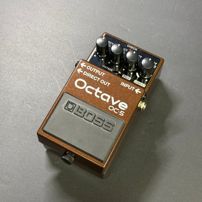 Top of Used Boss OC-5 Octave.