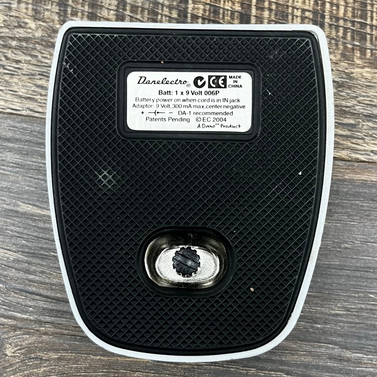 Bottom of Used Danelectro Fab Overdrive TFW622