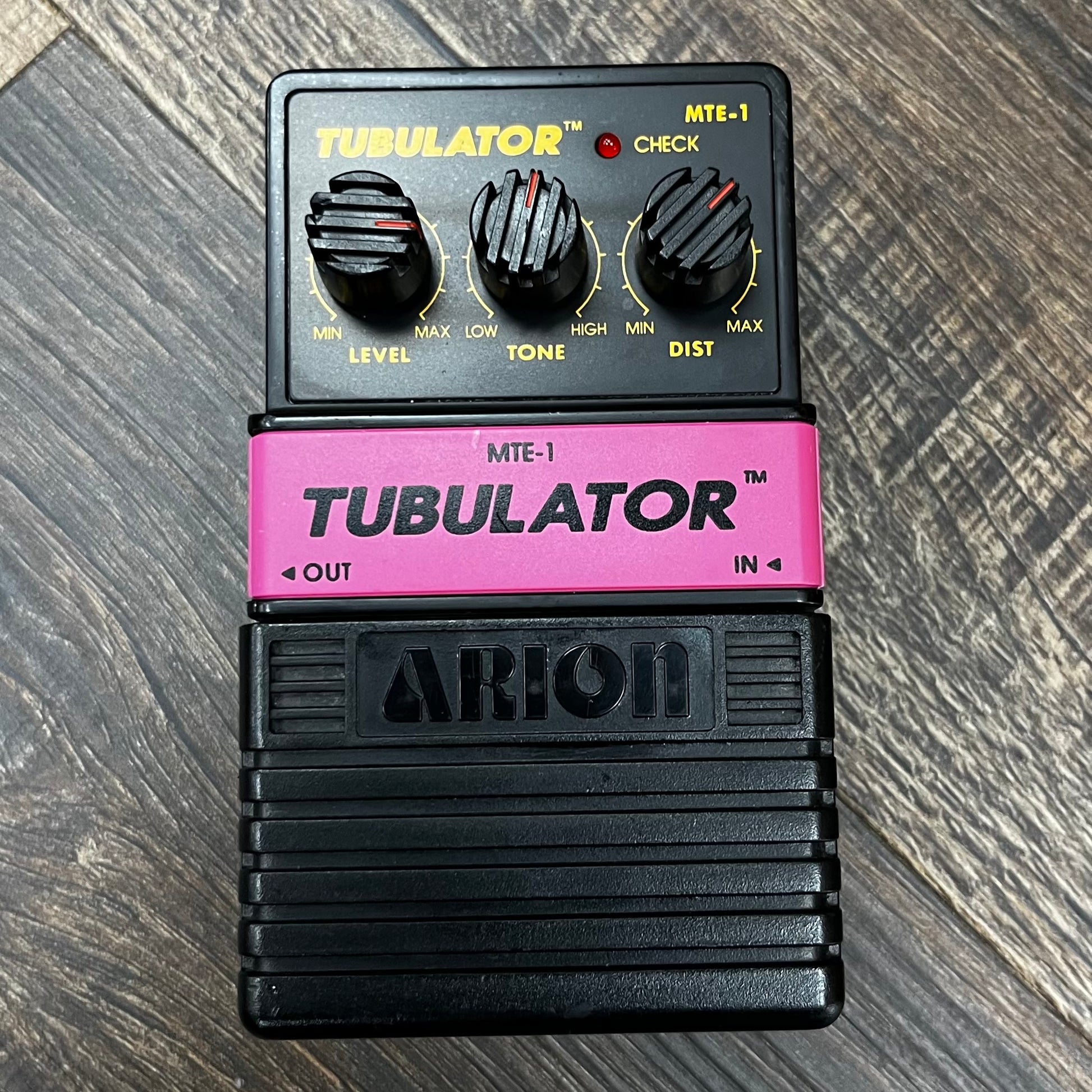 Top of Used Arion Tubulator MTE-1 Distortion Pedal TFW652