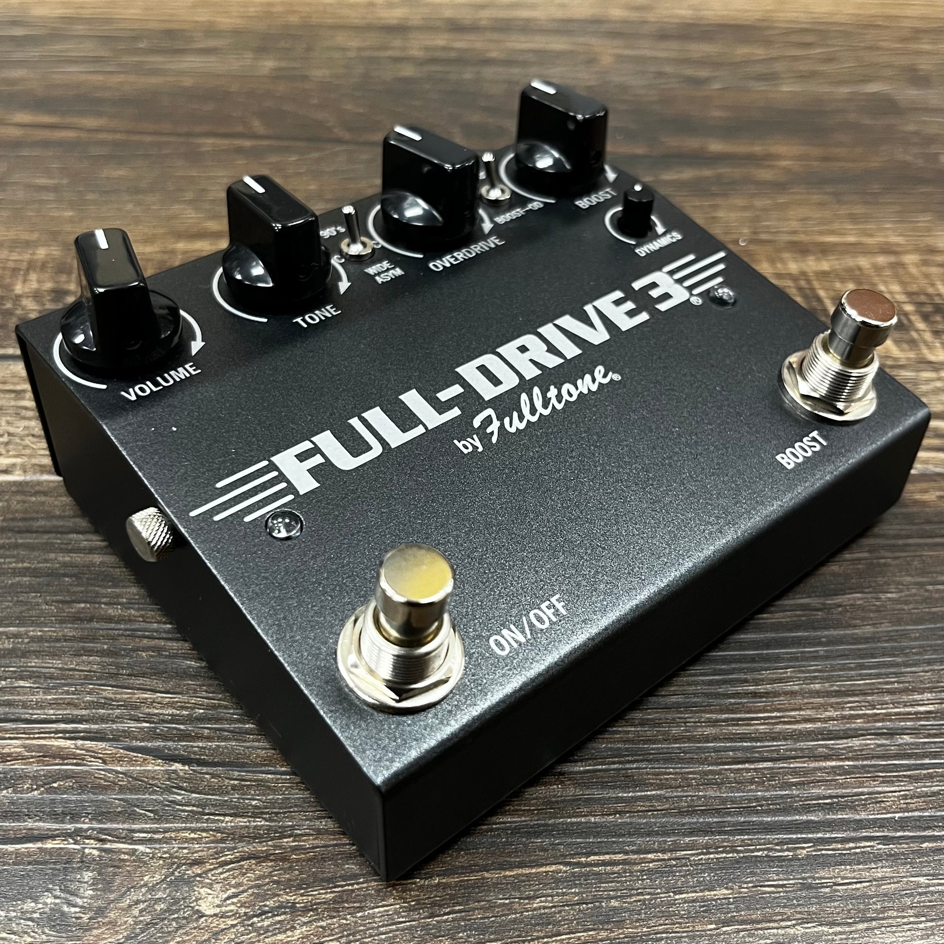 Side of Used Fulltone  Fulldrive 3 Overdrive Pedal w/Box #8163 TFW635