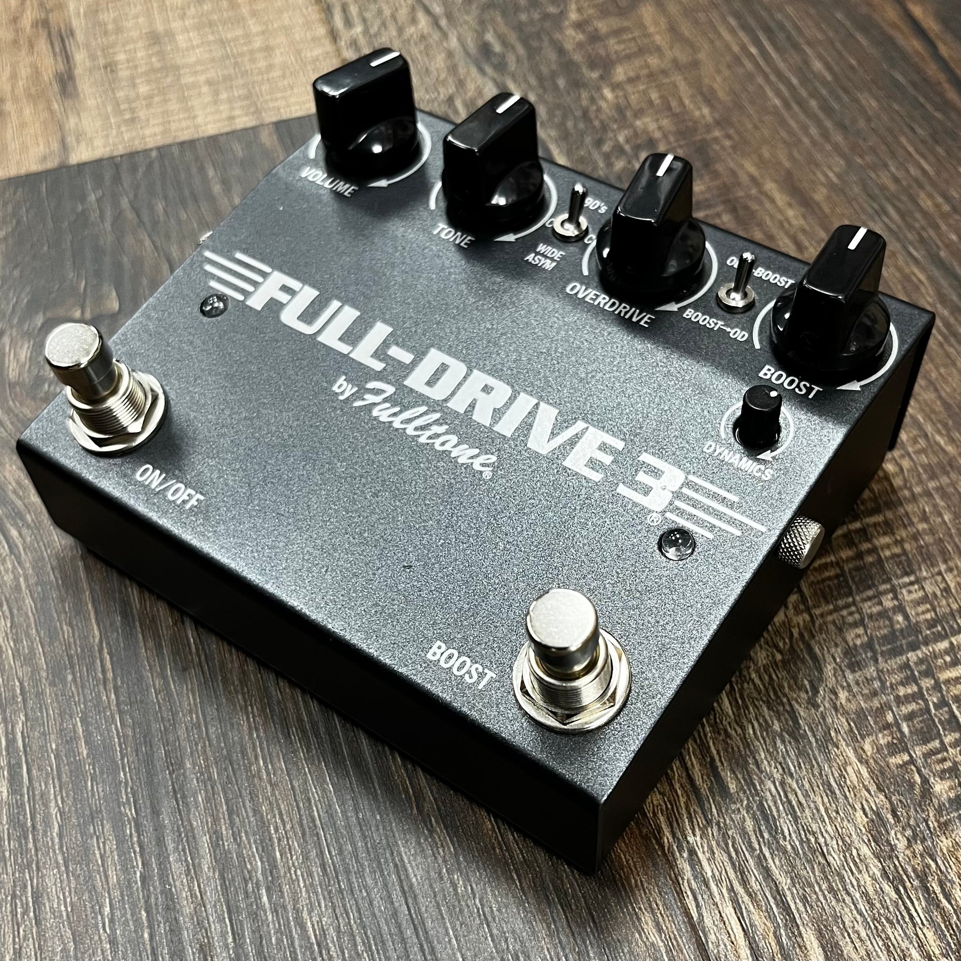 Side of Used Fulltone  Fulldrive 3 Overdrive Pedal w/Box #8163 TFW635