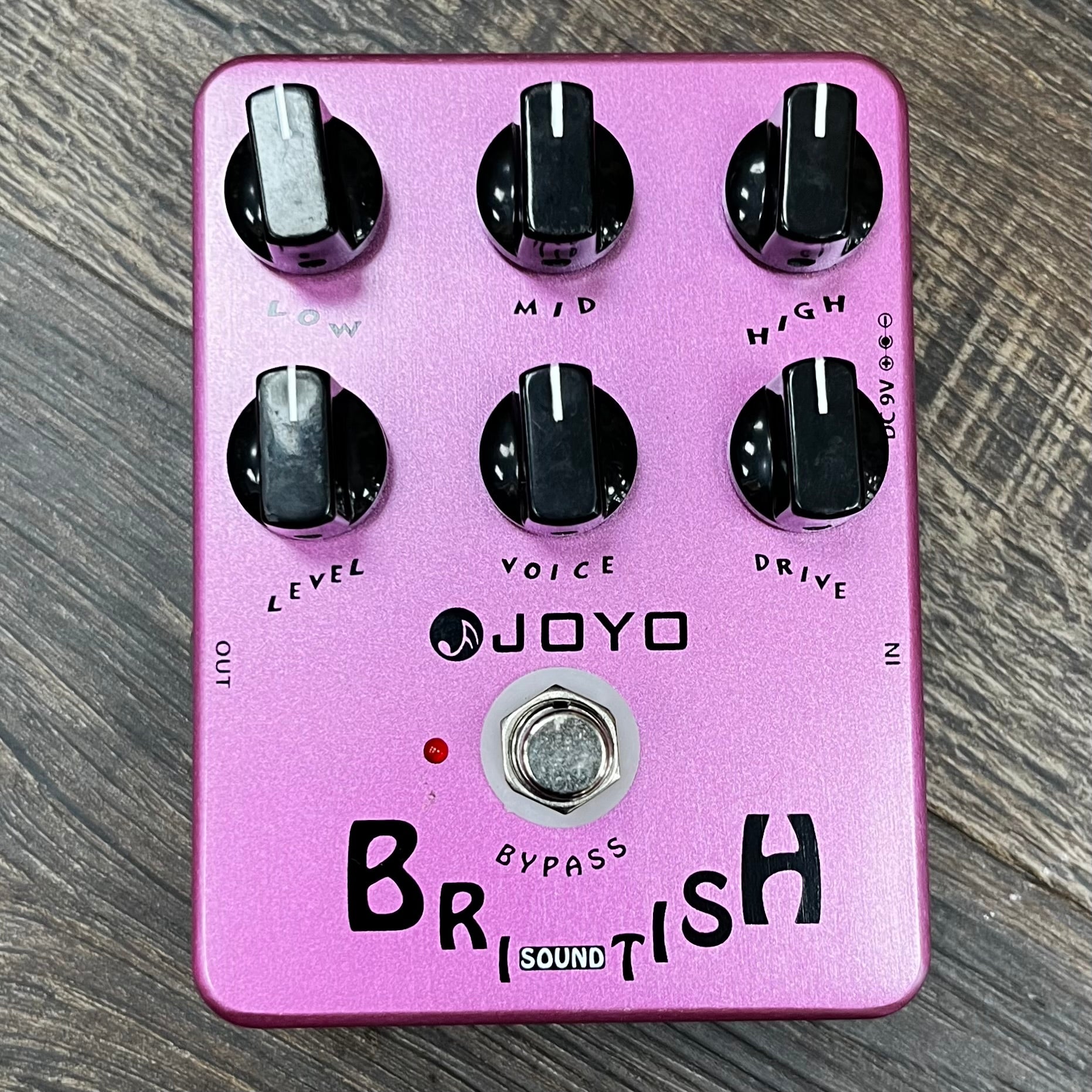 Top of Used Joyo British Overdrive Pedal TFW650