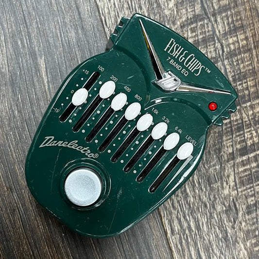 Top of Used Danelectro Fish-N-Chips 7 Band EQ Pedal TFW639