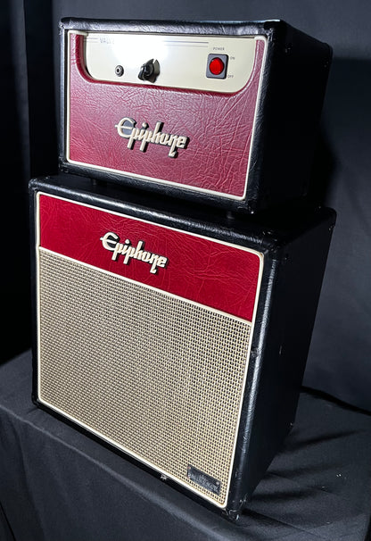 Side of Used Epiphone 5 Watt Valve Jr & 1X12 Speaker Cabinet TFW642