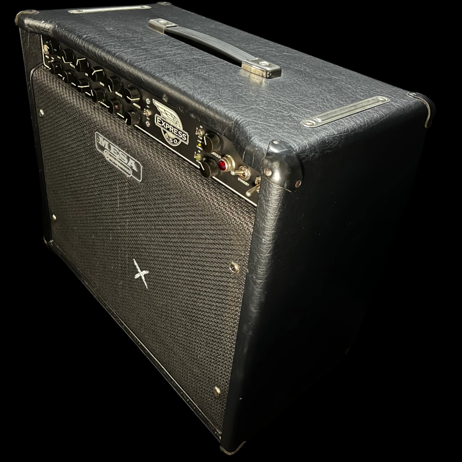 Side of Used Mesa Boogie express 5:50 Plus 50 Watt 1X12 Combo TFW665