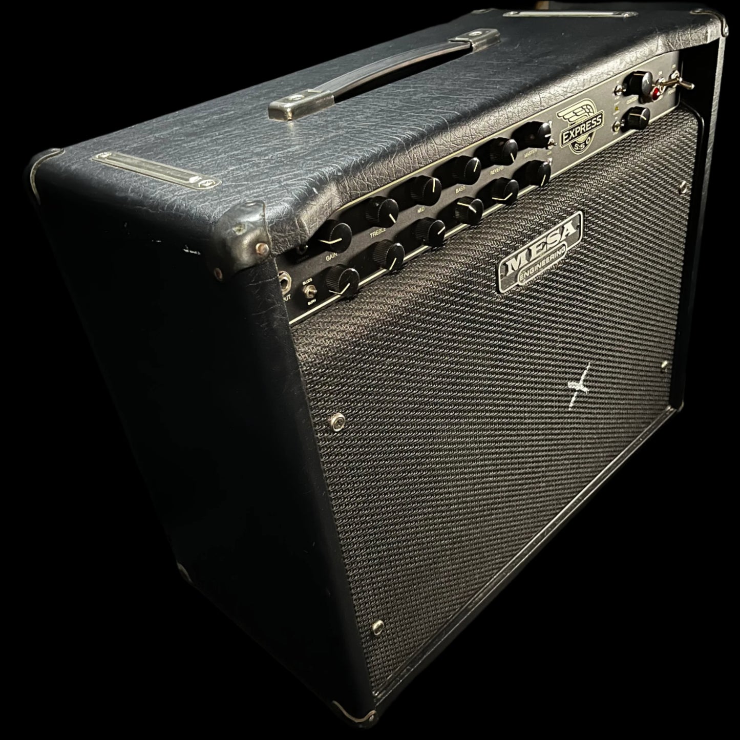 Side of Used Mesa Boogie express 5:50 Plus 50 Watt 1X12 Combo TFW665