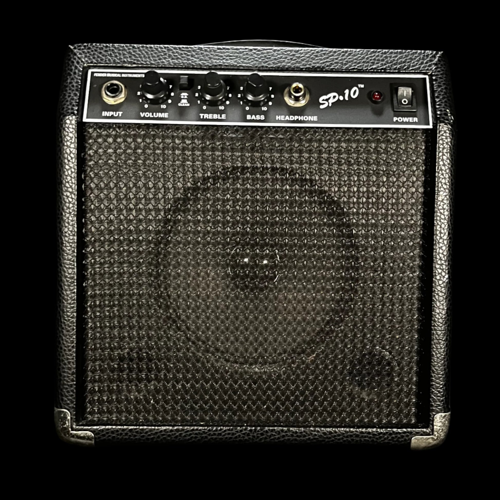 Front of Used Squier SP10 1x5 10W Guitar Combo Amp TFW703