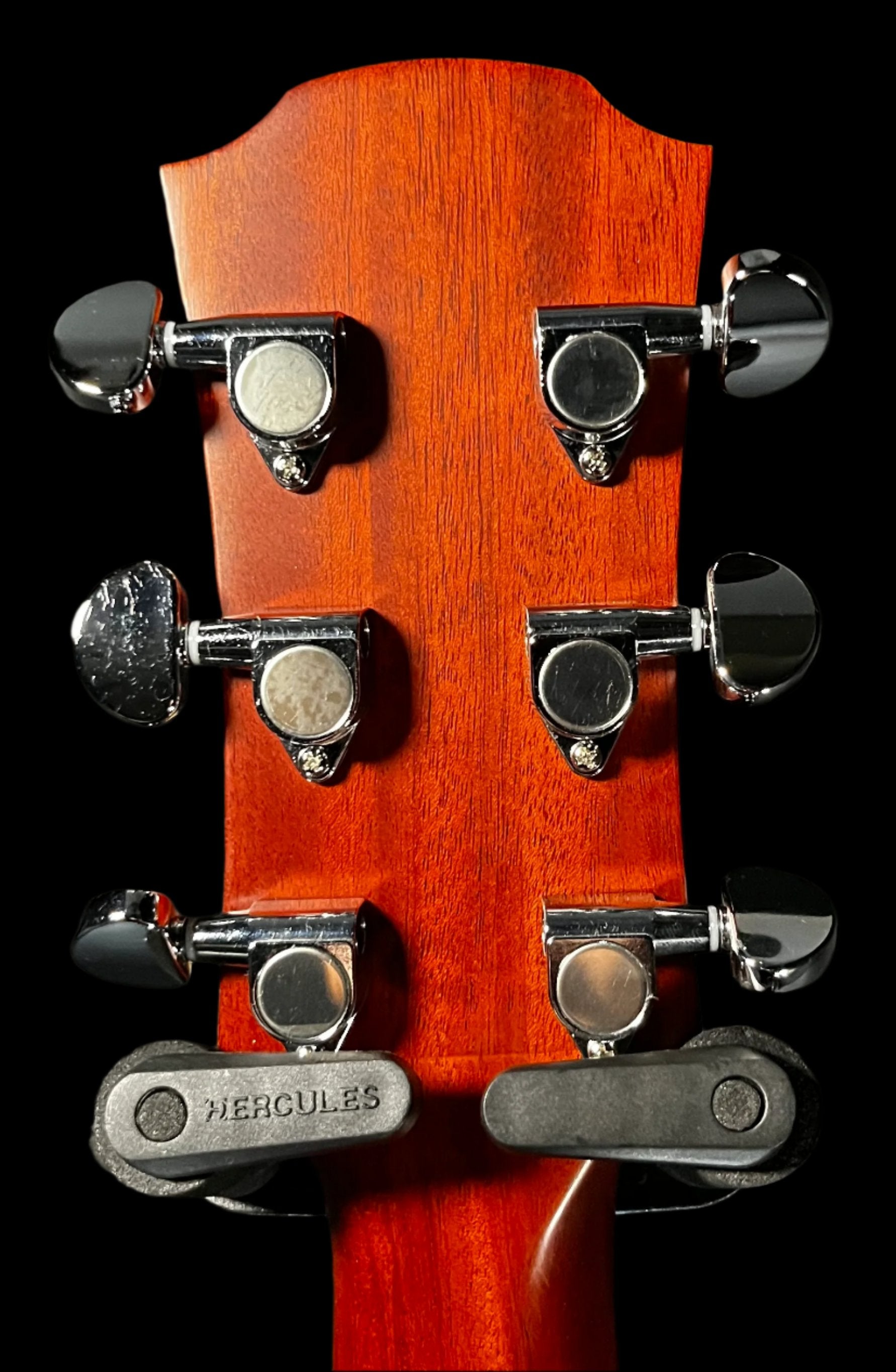 Back of headstock of Used 2021 Yamaha AC1M Concert Acoustic Tobacco Brown Sunburst TFW721