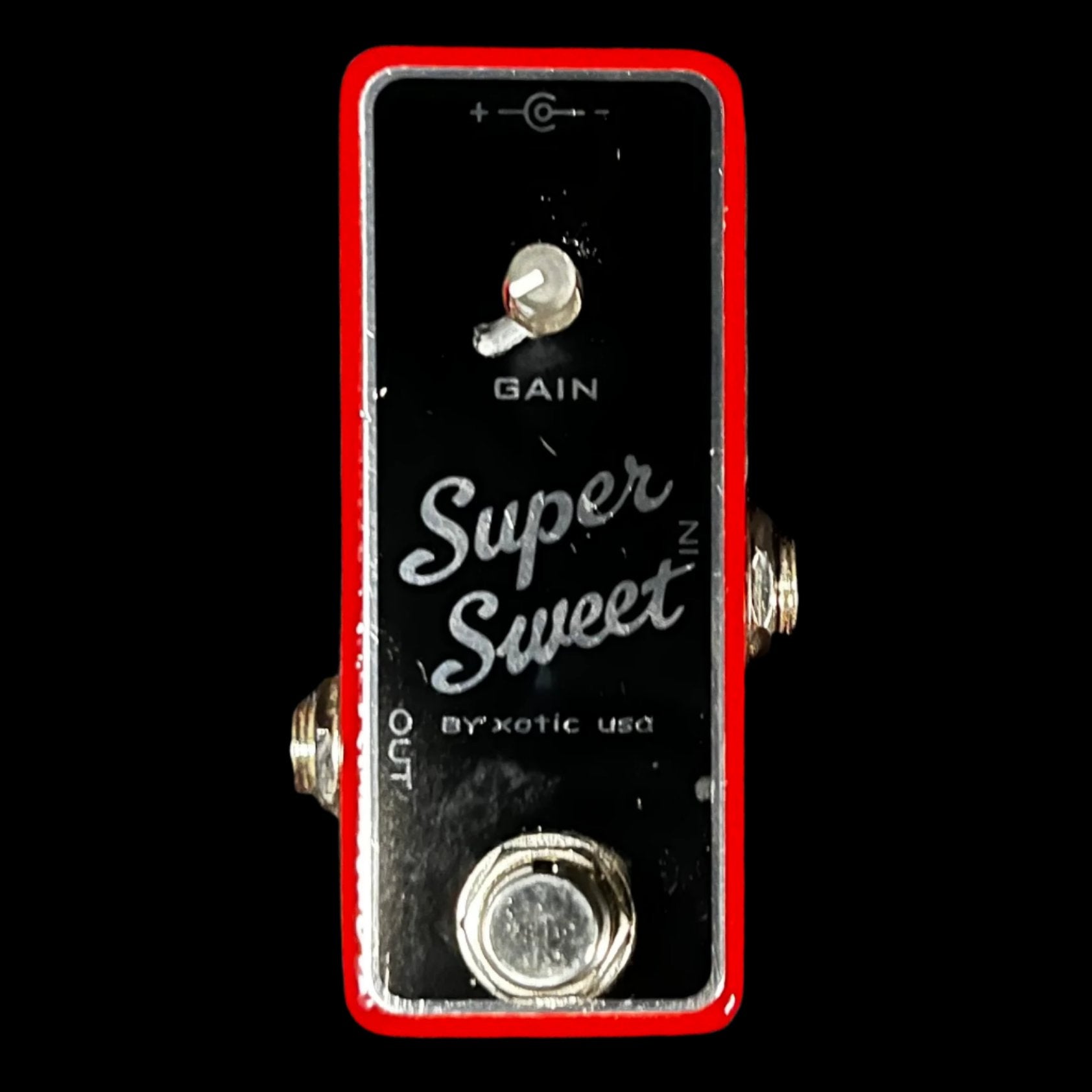 Top of Used Xotic Super Sweet Booster Pedal w/box TFW731