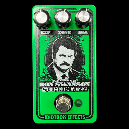 Top of Used IdiotBoox FX Ron Swanson Superfuzz Pedal TFW745