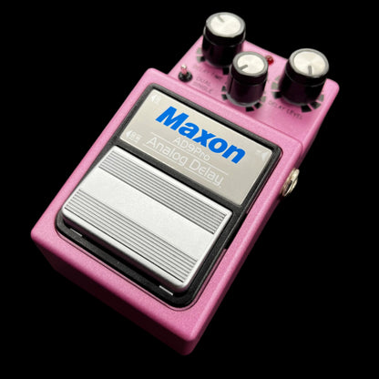 Side of Used Maxon 9-Series AD-9 Pro Analog Delay Pedal w/box TFW790